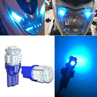 Bright Blue Motorcycle 168 W5w Led Position Parking City Lights 2825 194 Bulbs