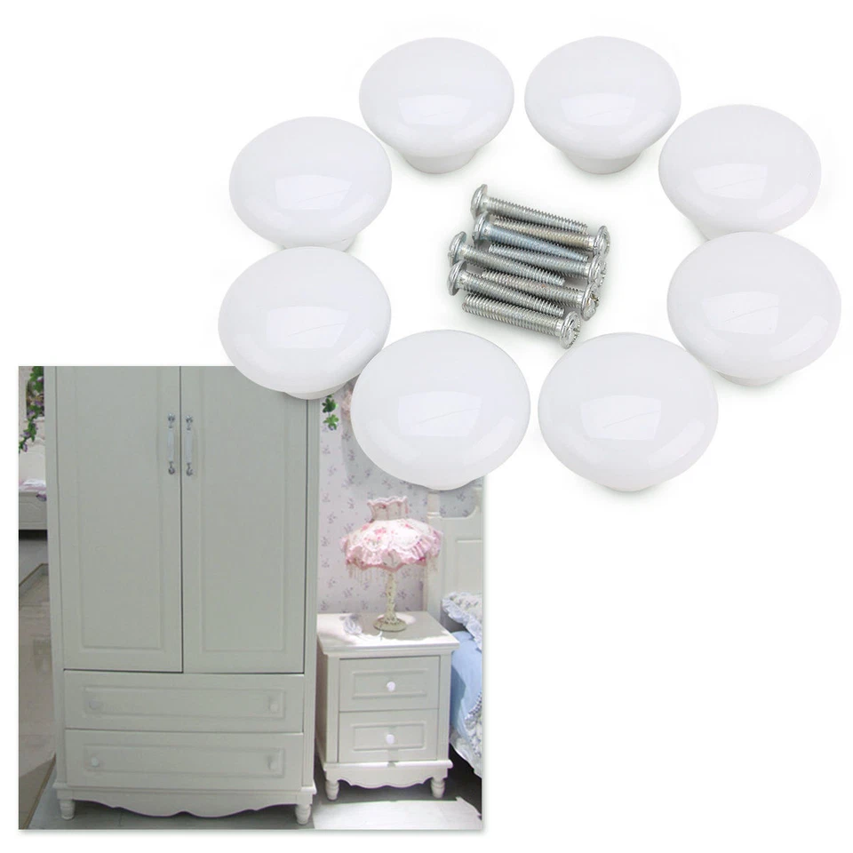 Ceramic Ceramic Door Knobs 1-32Set of 38mm Kitchen Cupboard Drawer Pull Handle - Image 1 of 4