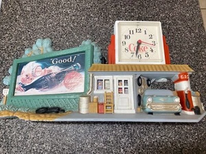 The Coca-cola Company Garage Service 1990 Clock Works - Picture 1 of 12