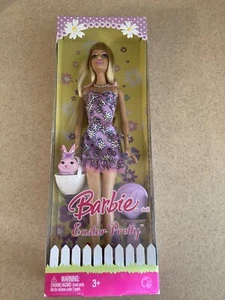 2008 Barbie Easter Pretty Doll- Barbie has an Easter Basket - Picture 1 of 7