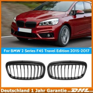 M Sport Einzelsteg Kühlergrill für BMW 2er F45 F46 15-18 Hochglänz Grill Nieren - Bild 1 von 10