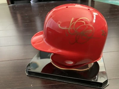 Minicasco autógrafo Jered Weaver Anaheim Angels All Star Foto 1 de 2