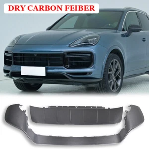 Dry Carbon Fiber Front Bumper Front Lip For Porsche Cayenne 9Y0.2 2024-2025 - Picture 1 of 8