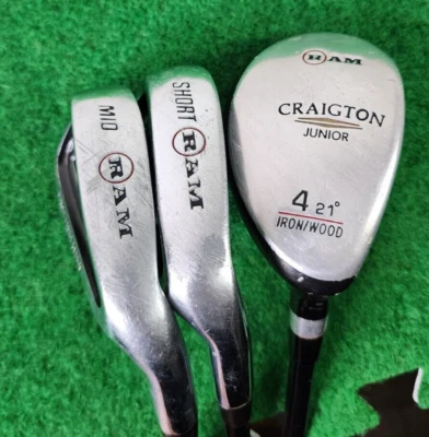 Ram Craigton Junior Golf Club Bundle (3 Clubs) Right Hand Junior Graphite - Image 1 of 4