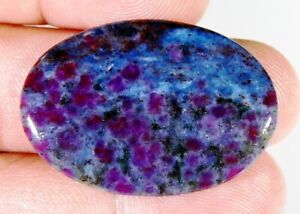 30 CT 3X24X33 mm Top Natural RUBY IN KYANITE Oval Cabochon Gemstone AAA BY-474