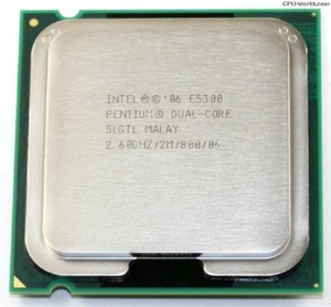 CPU 2.6 E5300 SLGTL 2600GHz Intel Core 2 Duo Processor Intel Socket 775 Desktop. - Picture 1 of 3