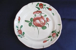 ASSIETTE EN FAIENCE DE L'EST - XIXè - 23 cm - BON ETAT - Imagen 1 de 3