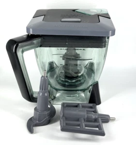 Ninja Pro System 1100 Processor Bowl 40oz 5 Cup Blender Pitcher Lid 3 Blades - Picture 1 of 10