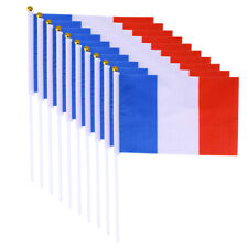 France Flag Hand Held Small French Flag - Pack of 10/12/20/50 (8.3x5.5)