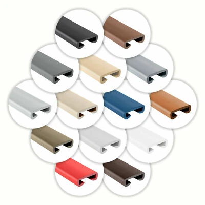 ProfiPVC Listello per ringhiera PVC 35x8mm Corrimano elastico Ringhiera gomma