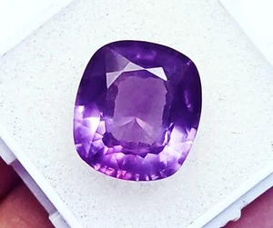 Natürlicher violetter Alexandrit 12,10 ct Kissenform loser Edelstein zertifiziert - Bild 1 von 7