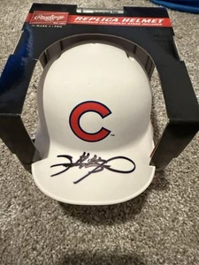 Sammy Sosa Signed Chicago Cubs Mini Batting Helmet W/COA /Cubs All Time HR Ldr - Picture 1 of 1