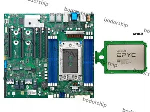Carte mère TYAN S8030 GM2NE avec processeur AMD EPYC 7R32 48 cœurs 96 threads 1,8 GHz - Photo 1/4