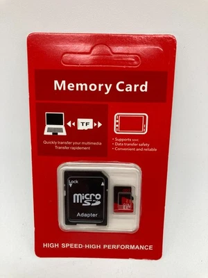 INLAND Memory Card 8GB MicroSDHC Flash Memory Card with Adapter - Image 1 of 2