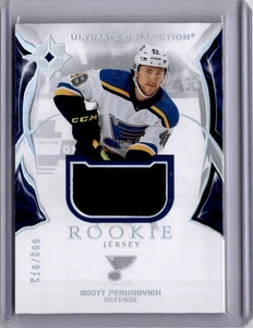 Scott Perunovich Rookie Jersey RC /699 2021-22 Ultimate Collection - St. Louis - Bild 1 von 2