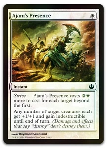 Ajani's Presence #2 (Foil) (NM) Journey Into Nyx JOU Magic MTG - Picture 1 of 2