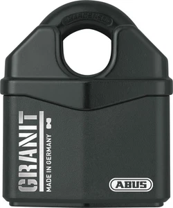 Granit 37/80 Heavy Duty Hardened Steel Padlock - Closed Shackle Lock with 1/2... - Picture 1 of 6