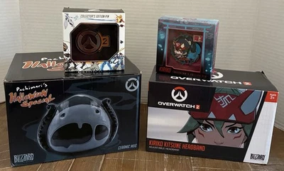 Lote de Blizzard Overwatch Merch Paquete Nuevo Taza Kiriko Diadema Prendedores en Caja Foto 1 de 4