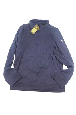 Suéter Under Armour Elevate 1/4 Cremallera Para Hombre, Azul Medianoche Nuevo Con Etiquetas Foto 1 de 2