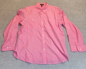 Camicia donna LRL Lauren Jeans Co. con bottoni taglia XL 100% cotone - Foto 1 di 6