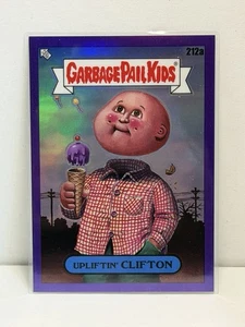 2023 Garbage Pail Chrome Series 6 Purple #212a Upliftin' CLIFTON /250 - Picture 1 of 2