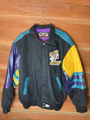 Vintage Bug Bunny XXL Embroidered Black Jakcet Space Jam - Image 1 of 4