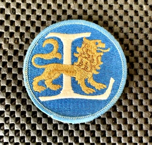 L LION EMBROIDERED SEW ON ONLY PATCH LION LOGO GERMAN 3" NOS - Picture 1 of 2