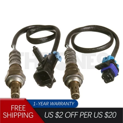 2Pcs Oxygen Sensor For 2003-1997 Buick Lesabre 3.8L Upstream + Downstream - Image 1 of 4