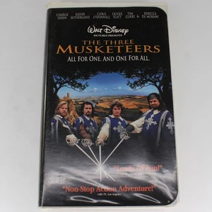 The Three Musketeers VHS 1993 Adventure Original Release Walt Disney - Picture 1 of 7