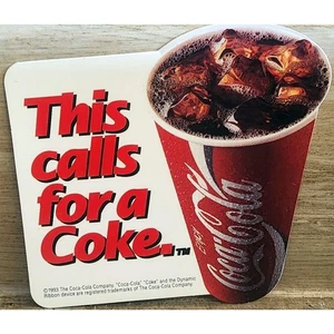 Vintage 1993 COCA-COLA This Calls for a Coke Menu Clips NOS Lot Of 12 See Pic. - Picture 1 of 7