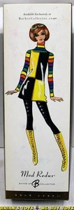 Muñeca Barbie Collector Mod Redux 2004 Mattel etiqueta dorada sin precio base - Imagen 1 de 1