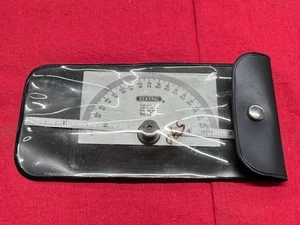 General Tool No. CF-19 Square Head Stainless Steel Protractor & Depth Gage - Picture 1 of 5