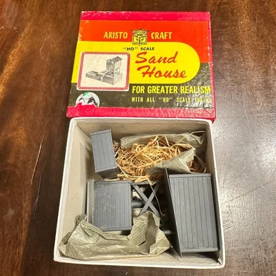 Aristo-Craft HO Scale Sand House Model Kit For Realistic Train Layouts Vintage - Image 1 of 3