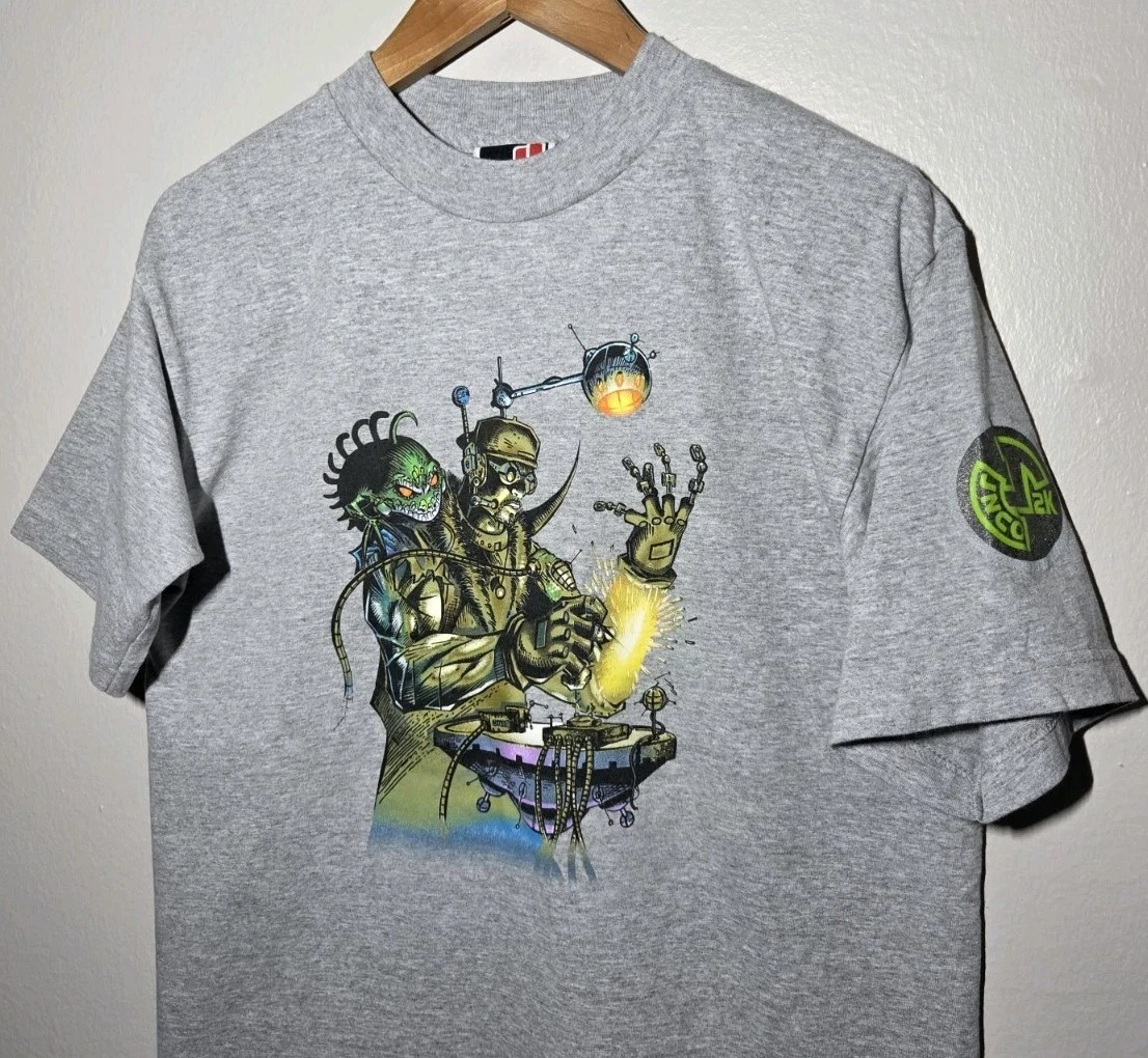 SKULL PEACE 90sヴィンテージtシャツ 古着Tシャツ】企業 90's GOTCHA Skull Design T-shirt｜ヴィンテージ