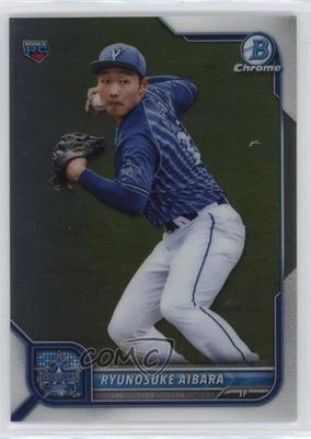 2022 Bowman NPB Nippon Professional Baseball Chrome Ryunosuke Aibara #96 - Image 1 of 2