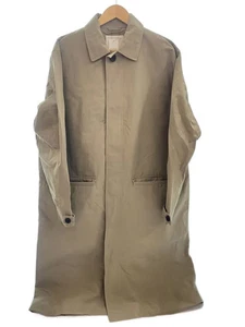 Trench coat STUDIO NICHOLSON taglia S poliestere kaki tinta unita 6518 500 - Foto 1 di 5