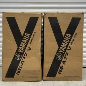 Yahama NS-A77 V 1980s Walnut Wood Speaker System - New Open Box Never Used - Picture 1 of 5