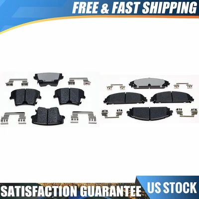 Juego de 2 pastillas de freno delanteras traseras para Dodge Magnum AWD 3,5 L 2005 2006 2007 2008 Foto 1 de 4