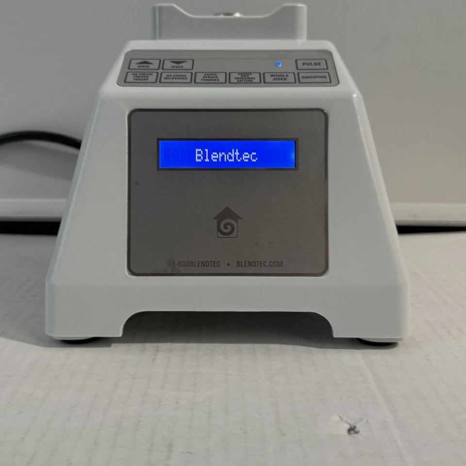 BlendTec Total Blender ES3 Motor Base Solo Blanco Probado Funciona Bajo Cuenta 1717 Foto 1 de 4