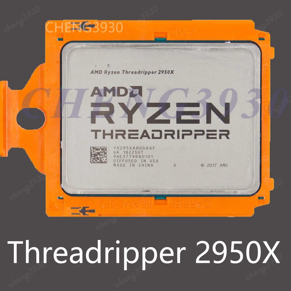 AMD Ryzen Threadripper 2950x 3.50 GHz 16 Cores 32 Threads 180w CPU Processor - Image 1 of 1