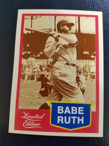 Babe Ruth New York Yankees 1989 Limited Edition CMC CMG #14 Oddball NM