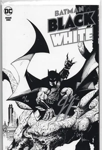 Batman Black & White #1 Capullo Variant Cover SIGNED James Tynion IV with COA! - Picture 1 of 2