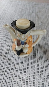 Vintage RARE Tony Wood Staffordshire Toby Jug Teapot H12cmxL13cmxW7cm - Picture 1 of 6