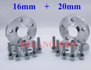 KIT 4 DISTANZIALI RUOTA 16+20mm VW GOLF V (MK5) + BULLONI - Imagen 1 de 1