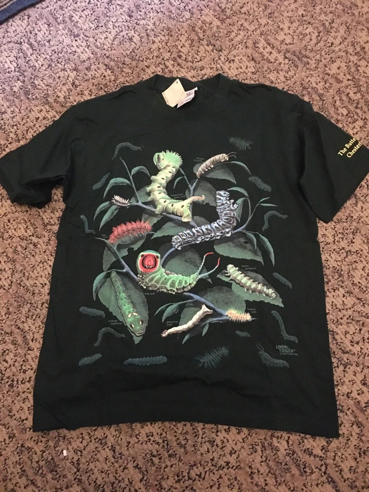 Camiseta Niños Butterfly House Chesterfield MO Orugas Monarca Talla 10-12 M Foto 1 de 1