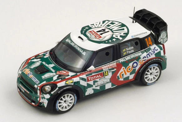 Spark Mini John Cooper Works WRC No.14 WRC Montecarlo 2012 P. Nobre S3352 1/43 - Immagine 1 di 1