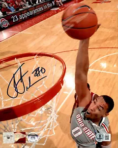 Jared Sullinger signiertes Ohio State Buckeyes 8 x 10 Foto Beckett Echtheitszertifikat - Bild 1 von 1