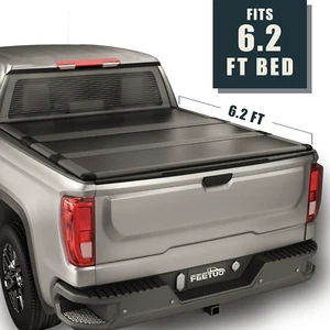 FRP Hard Tri-Fold Tonneau Cover for 2015-25 Chevy Colorado GMC Canyon 6.2ft/74" - Picture 1 of 9