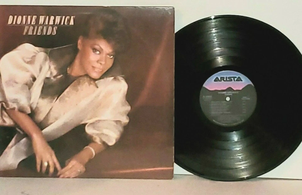 DIONNE WARWICK Friends LP VG+ Plays Well 1985 Arista Elton John Stevie Wonder Foto 1 de 3