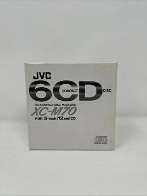 JVC 6 CD Compact Disc Magazine Cartridge Car Changer Model XC-M70 New In Box! - Image 1 of 3